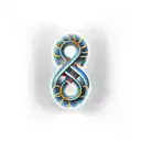 letter x that looks like a chromosome tattoo design idea