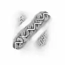 letter x that looks like a chromosome tattoo design idea