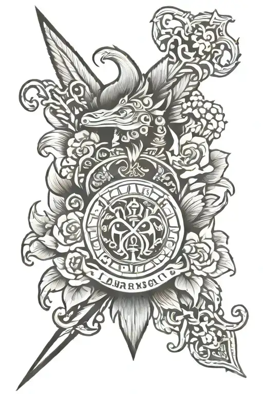 anderson crest featuring taratn tattoo design idea