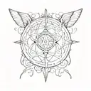 adoption symbol designed tattoo design idea