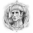 Julius Caesar tattoo design idea