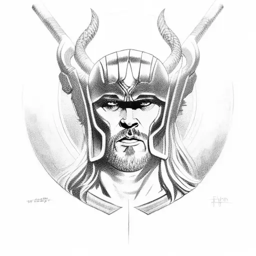 Thor tattoo design idea