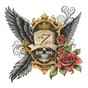 2 Timothy 1:7 tattoo design idea