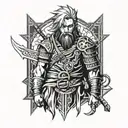 vinland saga anime tattoo design idea
