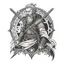 vinland saga anime tattoo design idea