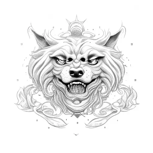 cerberus tattoo design idea