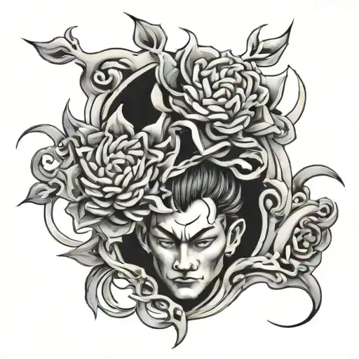 satoru gojo tattoo design idea