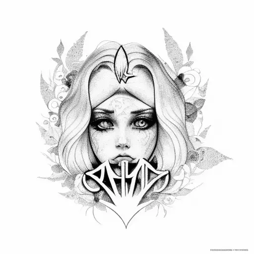 peace, love, rock and roll, feminine, daughter tattoo design idea