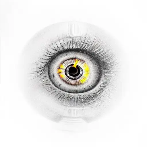 Narsil with eye of Sauron tattoo design idea