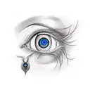 Narsil with eye of Sauron tattoo design idea