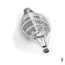 good year blimp tattoo design idea