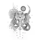 stoicism virtues tattoo design idea