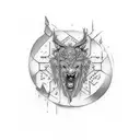 stoicism virtues tattoo design idea