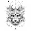 stoicism virtues tattoo design idea