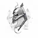 Ak 47 tattoo design idea