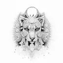 krishnas flute tattoo design idea