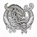 arawak tattoo design idea