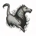 Maximus side view tattoo design idea