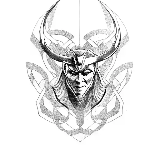 loki tattoo design idea