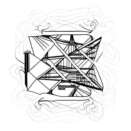 A bridge connecting two cities that hold special meaning to you tattoo design idea