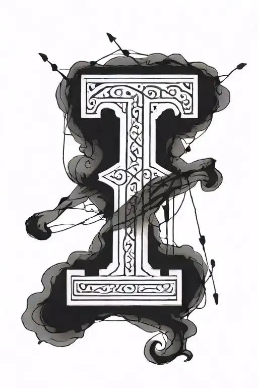 Roman numerals tattoo design idea
