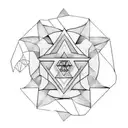 geometry israel pulse  tattoo design idea