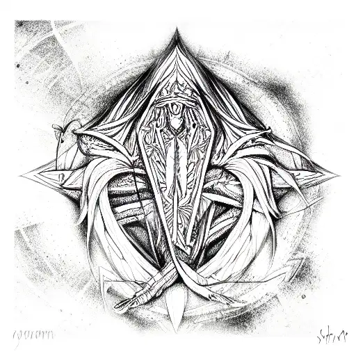 Solomon's seal, supernatural  tattoo design idea