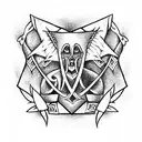 Solomon's seal, supernatural  tattoo design idea