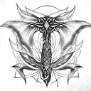 Solomon's seal tattoo design idea