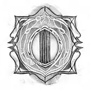 Solomon's seal tattoo design idea