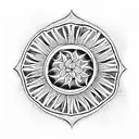 Solomon's seal tattoo design idea