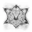 Solomon's seal tattoo design idea