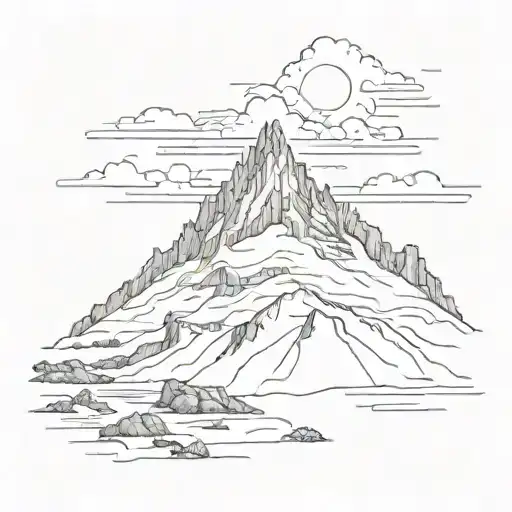 Volcán, Lanzarote tattoo design idea