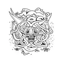 trip tattoo design idea