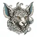 Animal tattoo design idea