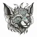 Animal tattoo design idea