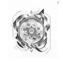 linear cover up tattoo on outer forearm tattoo design idea