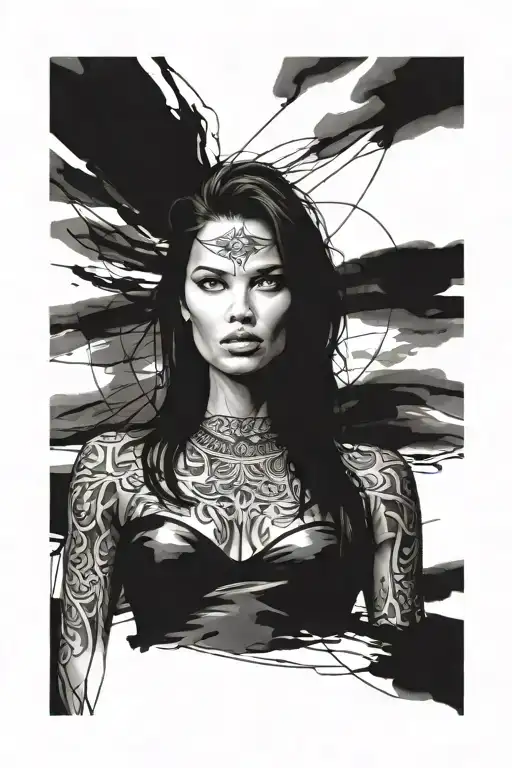 Adriana Lima tattoo design idea