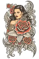Adriana Lima tattoo design idea