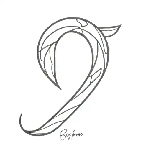 boomerang tattoo design idea