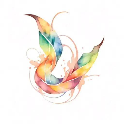 boomerang tattoo design idea