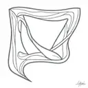 Boomerang with drawings inside tattoo design idea