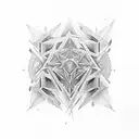 Brujula, triangulo, reloj tattoo design idea
