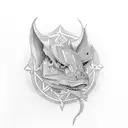 Brujula, triangulo, reloj tattoo design idea