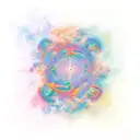 Celestial polyamory tattoo design idea