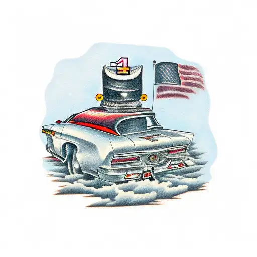 picture of a highway with the words "Still rolling down the highway with my 40 between my lap tattoo design idea