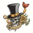 daddys whore tattoo design idea
