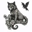 daddys whore tattoo design idea