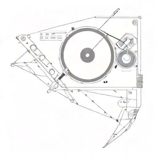 dj tattoo design idea