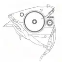 dj tattoo design idea